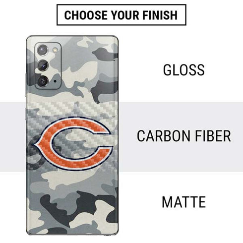 NFL Chicago Bears Camo Galaxy Note20 5G Skin